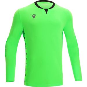 Macron Eridanus Keepershirt Lange Mouw Kinderen - Fluo Groen / Zwart | Maat: 7-8 Y