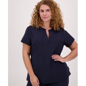 Je m'appelle Travelstof Top - Dames - Blauw - Maat 50