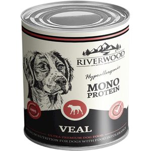 Riverwood 6-pack (5% Korting) - Ultra Premium Natvoer voor Honden - 2.4Kg - Kalf Hypoallergeen - Graan- en Glutenvrij