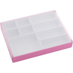 Token Silo Pink-White - Bordspel - Verzamel en Opslag Bakje - Voor Kaarten - Dobbelstenen - Fiches