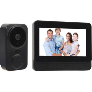 Video deurbel met camera - Deurbel met beeld - Slimme deurbel - Draadloze video deurbel - Beveiliging huis - Deurbel met app - WiFi deurbel - Nachtzicht - Tweeweg audio - Beveiligingscamera voordeur - Voor smartphone en tablet