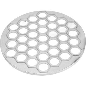 Russian Ravioli Maker Dumplings Aluminum Alloy 37 Holes (Silver)