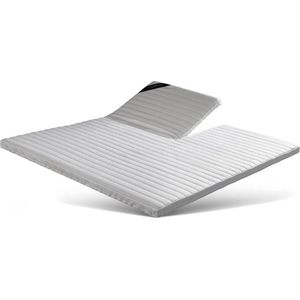 Splittopper 160x200 - Comfortschuim - Caresse - 520 - 6 cm dik - Anti allergisch