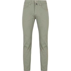 Pierre Cardin - Broek Lyon Future Flex Groen - Heren - Maat W 35 - L 36 - Modern-fit