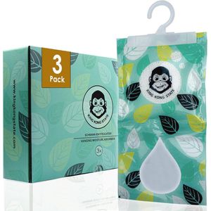 Kast-ontvochtiger 3-pack voor vochtbestrijding in kledingkasten - High-performance droogmiddel