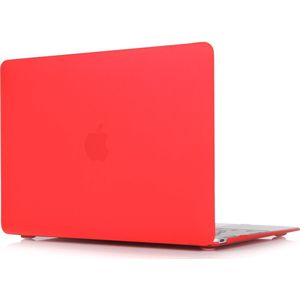 Mobigear Matte - Laptophoes geschikt voor Apple MacBook Air 11 inch (2010-2016) Hoes Hardshell MacBook Case - Rood