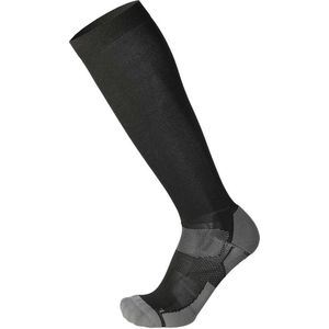 Skafit Sports zilver compressiekousen maat L - grijs/zwart