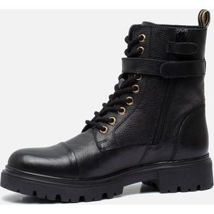 Muyters Veterboots zwart Leer 22605 - Maat 24