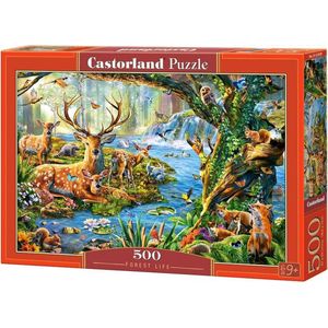 Forest Life - Legpuzzel - 500 Stukjes - 47 x 33 cm