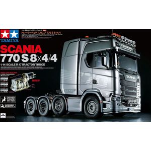 1:14 Tamiya 56371 RC Scania S770 V8 Truck 8X4 SLT Zwaar Transport RC Plastic Modelbouwpakket