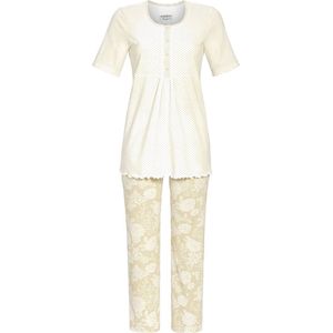 Klassieke katoenen pyjama Ringella - Beige - Maat - 44