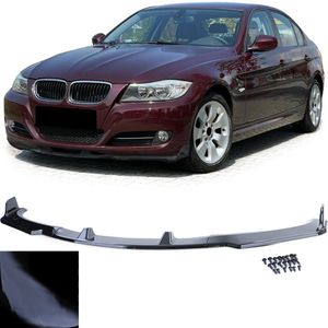 Bmw 3 Serie E90 E91 LCI Spoiler Voorspoiler Splitter Hoogglans Zwart 320 325 330 335 M3