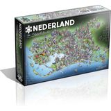 Puzzel Nederland in Vogelvlucht - 1000 stukjes
