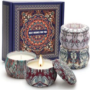 Scented Candle Set – Geurkaarsen Cadeauset – Geurkaarsenset -  Geurkaarsen geschenkset