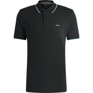BOSS Parlay regular fit polo - pique - donkerblauw
