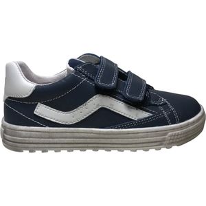 Naturino - Wilcat - Mt 31 - velcro's lederen sneakers - navy/wit