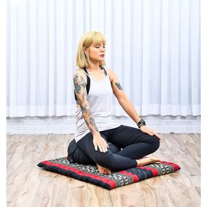Goodivery ® Meditatiekussen Set voor Yoga en Meditatie met Natuurlijke Vulling van Kapokvezel