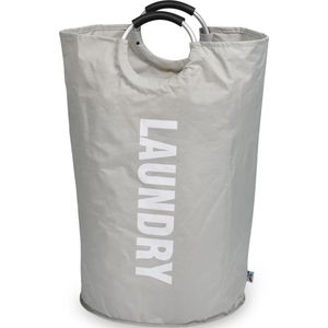 Wonair Wasmand - Waszakken - Laundry basket - Opvouwbaar – Groot - 115L – Lichtgrijs