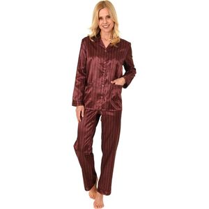 Norman dames Pyjama Satijn - Becky - 38 - Rood