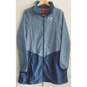 Nike International Jacket met Capuchon  - Blauw - Maat XS