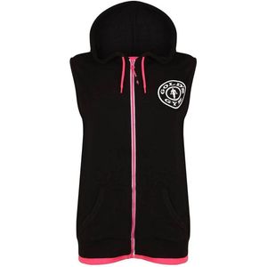 Gold's Gym Muscle Joe Premium Sleeveless Hoodie - Black - XS