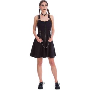 Banned - BLAIR CHAIN DETAILS Korte jurk - XL - Zwart