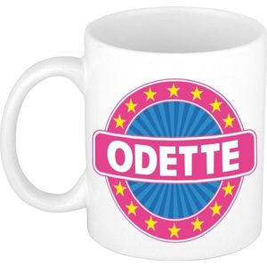 Odette naam koffie mok / beker 300 ml  - namen mokken