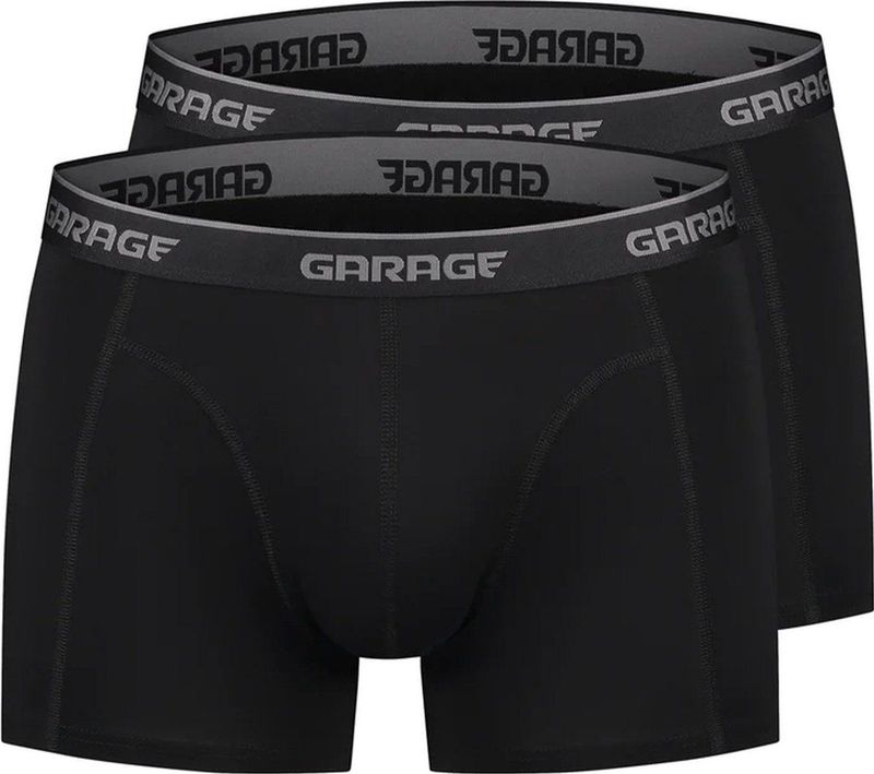 Garage - Boxershorts - Heren - S - Zwart - Katoen - 0855 2 Pack Boxershorts