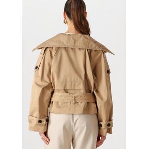 INWEAR Umayaiw Short Trench Jassen Dames - Zomerjas - Camel - Maat 42