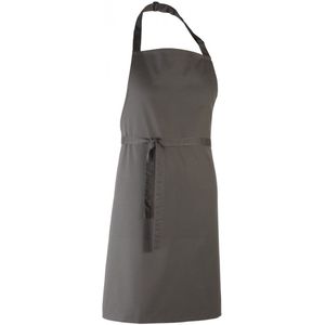 Schort/Tuniek/Werkblouse Unisex One Size Premier Dark Grey 65% Polyester, 35% Katoen