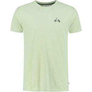 Shiwi - T-Shirt Scooter Groen - Heren - Maat XL - Regular-fit