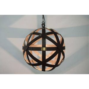 Hanglamp ""Champagne""  57cm / gepatineerd ( roestbruin)