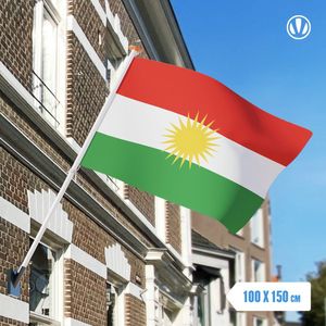 Vlag Koerdistan 100x150cm