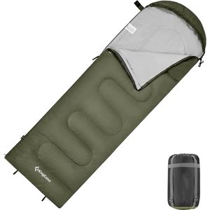 sleeping bag / Premium Sleeping Bag Adults & Kids - Warm 3-4 Seasons, Waterproof Lightweight Sleeping Bag for Men, Women, Camping, Festivals &