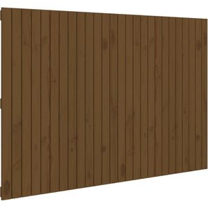 vidaXL - Wandhoofdbord - 166x3x110 - cm - massief - grenenhout - honingbruin