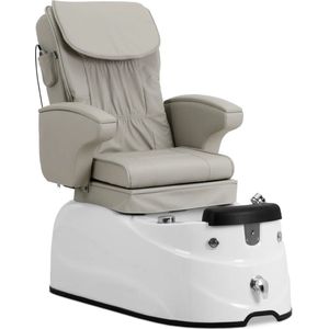 physa - Elektrische pedicurestoel - met verlicht voetenbad en massagefuncties - 105 W - 150 kg - beige