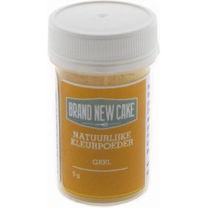 BrandNewCake® Natuurlijke Kleurpoeder Geel 5gr - Eetbare Voedingskleurstof - Kleurstof Bakken