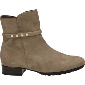 Gabor Enkellaarsjes Dames / Laarzen / Damesschoenen - Suède  - 92.716.44 - Beige - Maat  37.5