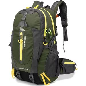 Avoir Avoir®-Backpack - Hiking - Camping- Sport - 40L-rugzak - Leger Groen - Duurzaam, Lichtgewicht en Compact - Nylon - 52x33x20cm