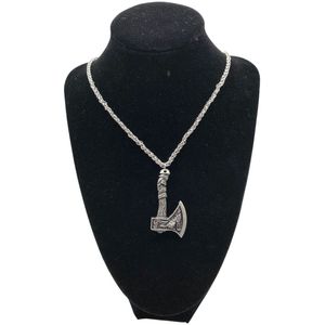 Viking bijl ketting, Viking Axe Necklace, Allfather, Mythologie