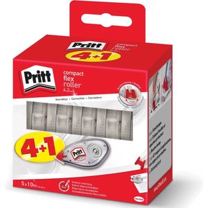 Correctieroller pritt compact 4.2mm 4+1 | Valuepack a 5 stuk | 6 stuks