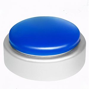 Sprekende tijdknop – slechthorend & slechtziend– 11 cm – Blauw