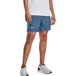 Under Armour Launch 7'' Printed Short-Blu - Maat SM