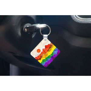Sleutelhanger - Uitdeelcadeautjes - Pride - Regenboog - Gay - Plastic