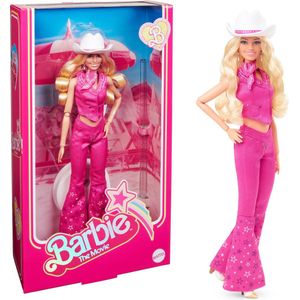 Barbie The movie pop - Margot Robbie - Roze western cowboy outfit - Barbie film pop