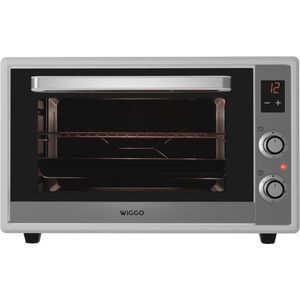 Wiggo WMO-E657(W) - Vrijstaande Mini Oven - Electrisch - 60 CM - 65 liter - 2000 W - 5 Jaar Garantie - Wit