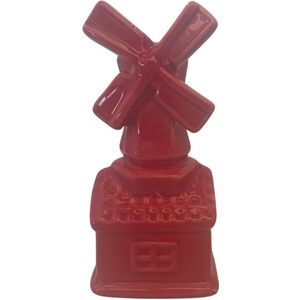 Vaas Holland molen rood 6x6x13cm