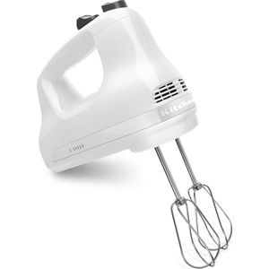 KitchenAid 5KHM5110 - Klassieke Handmixer met 5 snelheden - Wit