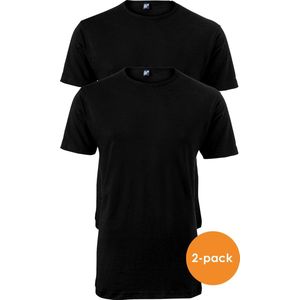 Alan Red - Derby Extra Lang T-Shirt Zwart (2-Pack) - Heren - Maat M - Regular-fit