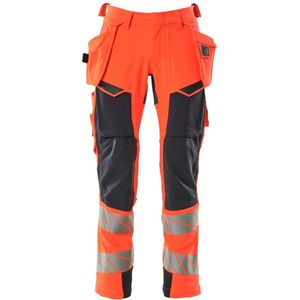 Mascot Accelerate Safe Broek met spijkerzakken 19031-711 - hi-vis rood/donkermarine